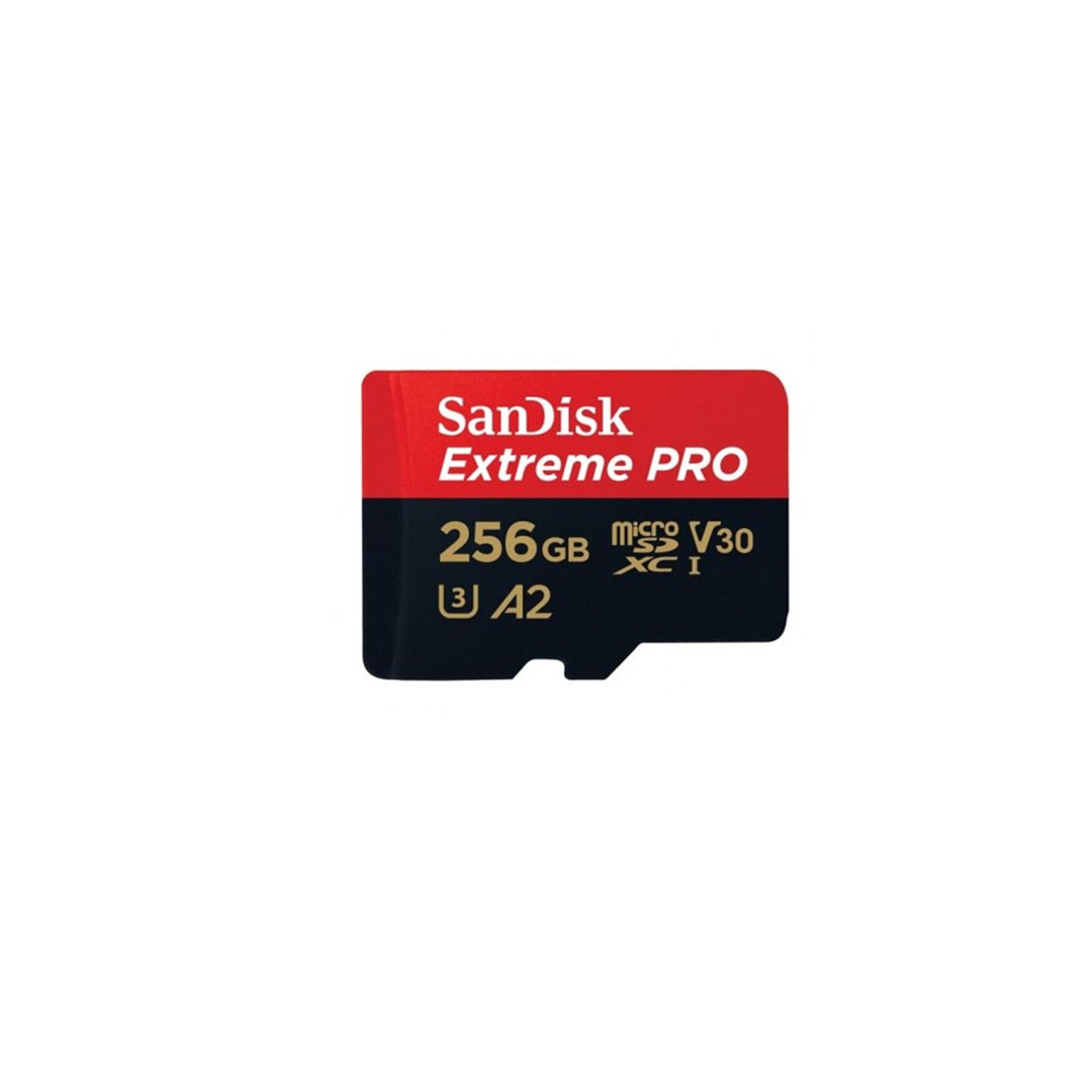 Sandisk Extreme PRO 256GB 200mbps MicroSDXC UHS-I Memory Card With Adapter (SDSQXCD-256G-GN6MA)